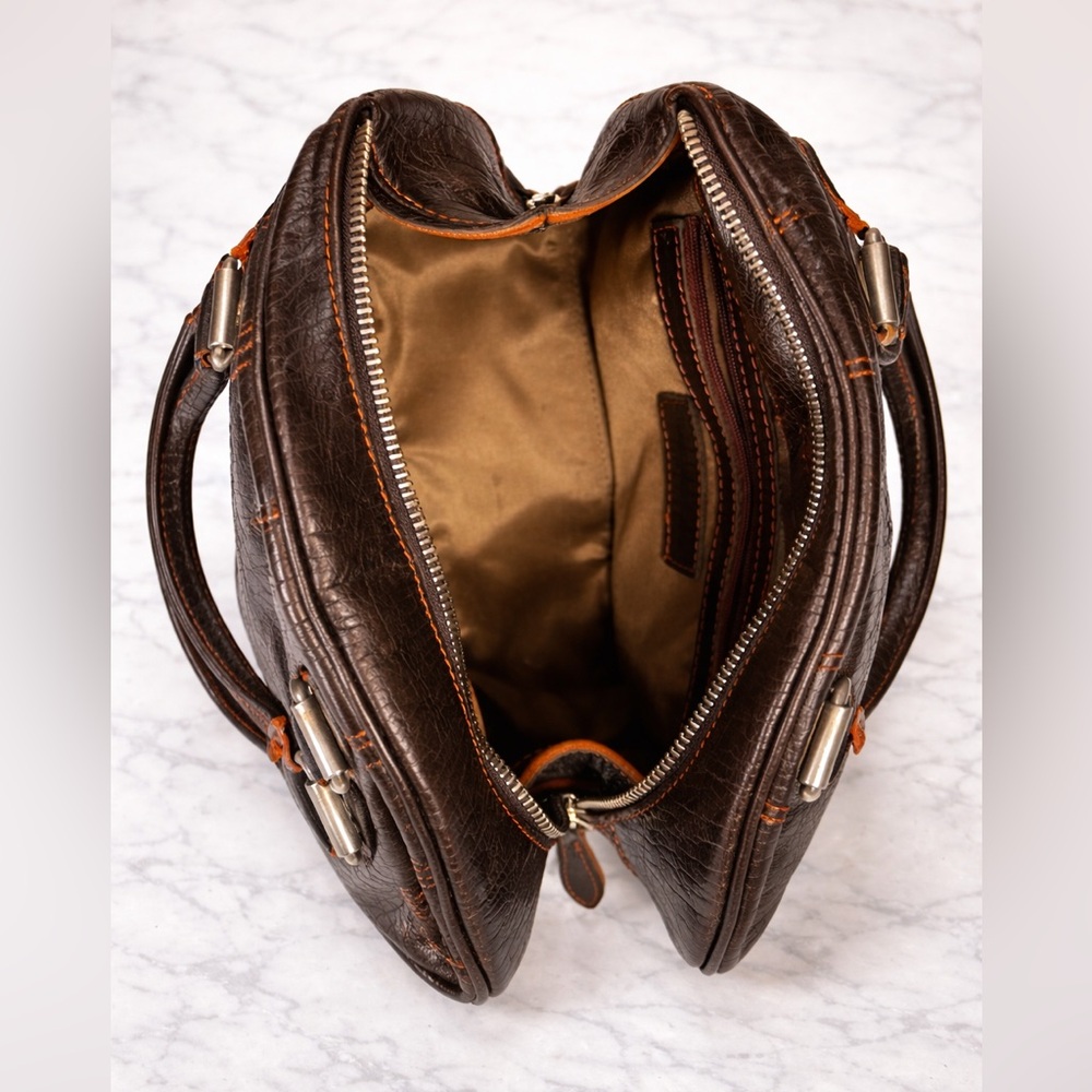 Francesco Biasia Leather made in Italy & Dust Bag - Picture 6 of 11